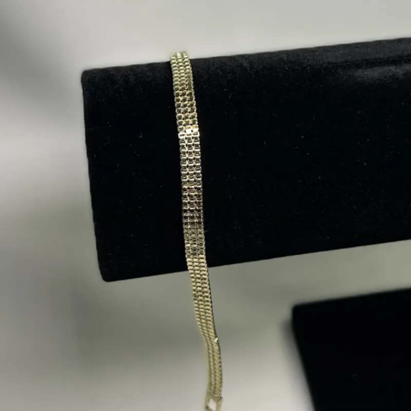 Gold Hasır Bileklik