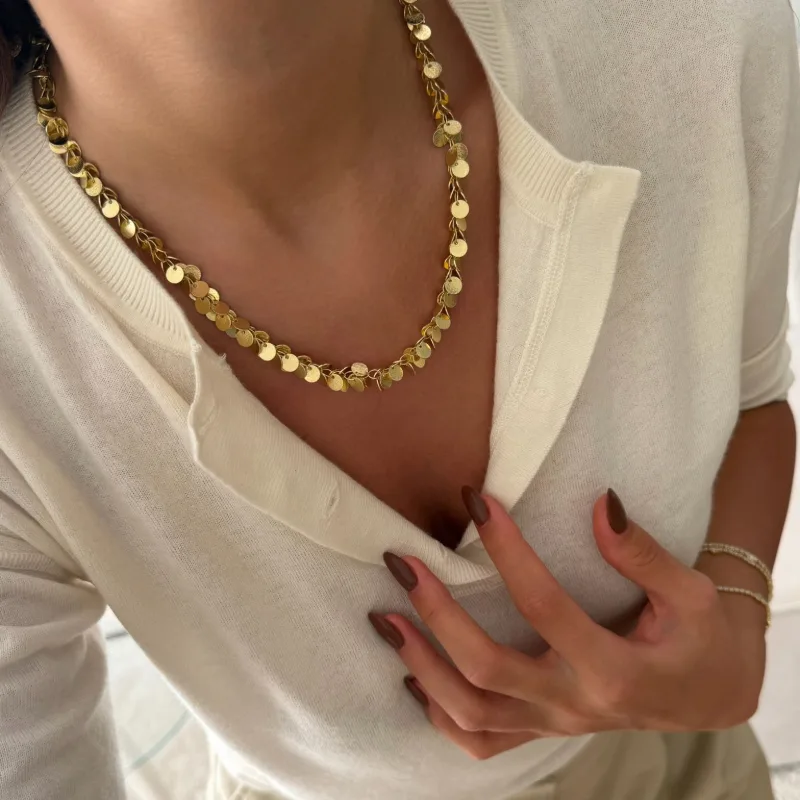 Vip Gold Trend Pul Kolye